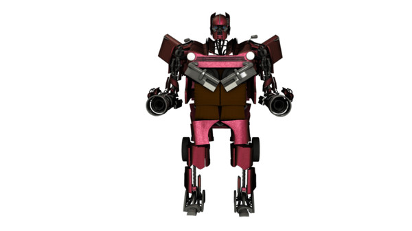 3d animation triumph herald transformer model - Transformer Autobot Triumph Herald by robman88